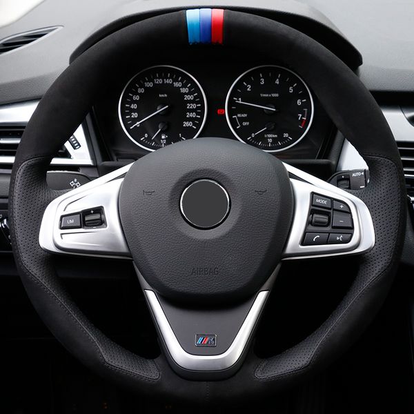 hand sewing custom black suede black leather car steering wheel cover for bmw 220i 218i 225xe
hand sewing custom black suede black leather car steering wheel cover for bmw 220i 218i 225xe