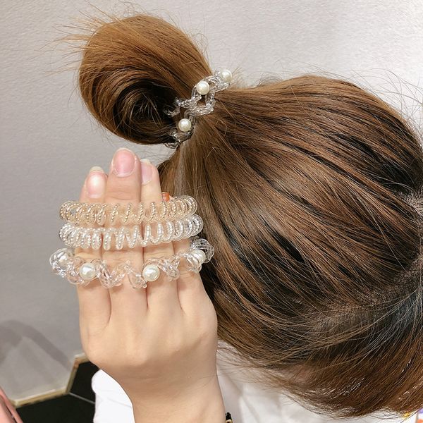 2020 new fashion delicate spiral hair ties coil hair ties ponytail holder phone cord no crease hair accessories for women girls, Golden;silver
2020 new fashion delicate spiral hair ties coil hair ties ponytail holder phone cord no crease hair accessories for women girls, Golden;silver