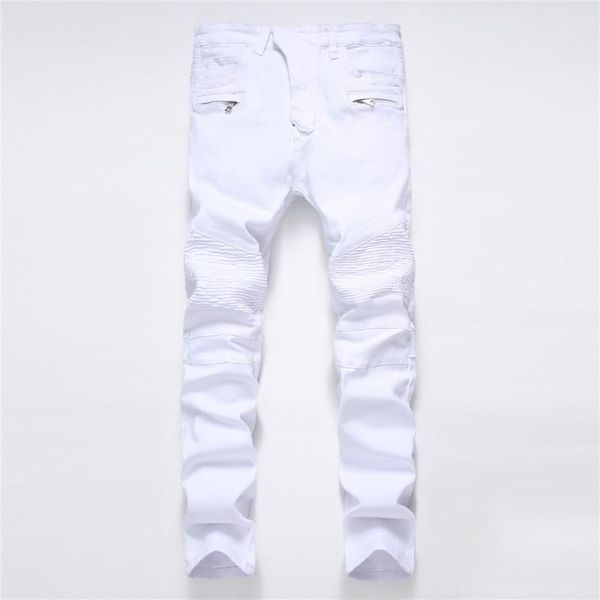 skinny jeans calsa stretched men's biker jeans with zip pleat slim motorcycle pants men classic hip hop designer, Blue
skinny jeans calsa stretched men's biker jeans with zip pleat slim motorcycle pants men classic hip hop designer, Blue
