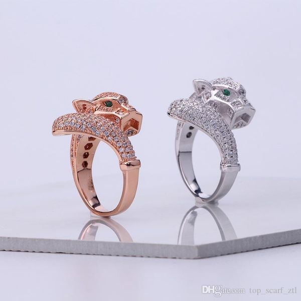 leopard head lover ring diamond women men designer luxury handmade natural rings party gift animal jewelry, Silver
leopard head lover ring diamond women men designer luxury handmade natural rings party gift animal jewelry, Silver