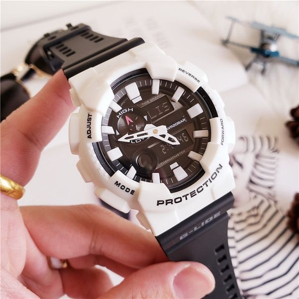 gax100 electronic sports men's watch ga triple induction solar life waterproof and shockproof, world time led, Slivery;brown
gax100 electronic sports men's watch ga triple induction solar life waterproof and shockproof, world time led, Slivery;brown