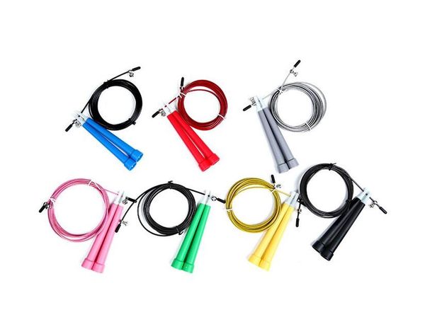 jump ropes 250pcs / lot 3m racing high speed aerobic steel rope skipping wire fitness equipment outdoor sports
jump ropes 250pcs / lot 3m racing high speed aerobic steel rope skipping wire fitness equipment outdoor sports