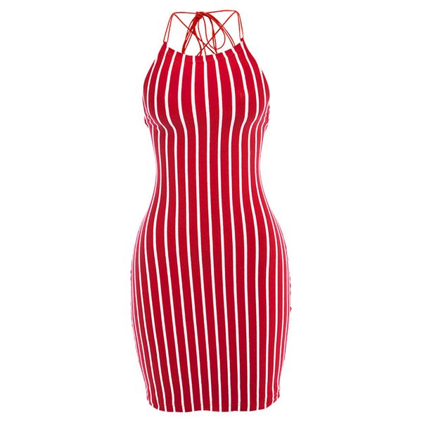 Summer Women Sexy Sleeveless Back Lace Dress White And Red Striped Dresses New Casual Elegant Slim Women Dress
Summer Women Sexy Sleeveless Back Lace Dress White And Red Striped Dresses New Casual Elegant Slim Women Dress