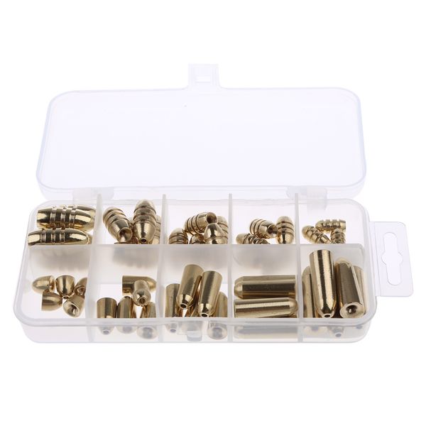 50 шт пули форма brass рыболовные снасти box set рыбалка приманки kit улов рыбы снасти 1.8g 3.5g 5g 7g 10g рыболовные принадлежности
50 шт пули форма brass рыболовные снасти box set рыбалка приманки kit улов рыбы снасти 1.8g 3.5g 5g 7g 10g рыболовные принадлежности