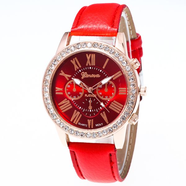 rhinestone rose gold geneva watches women fashion dress leather wristwatches personality casual female quartz watch relogio feminino, Slivery;brown
rhinestone rose gold geneva watches women fashion dress leather wristwatches personality casual female quartz watch relogio feminino, Slivery;brown