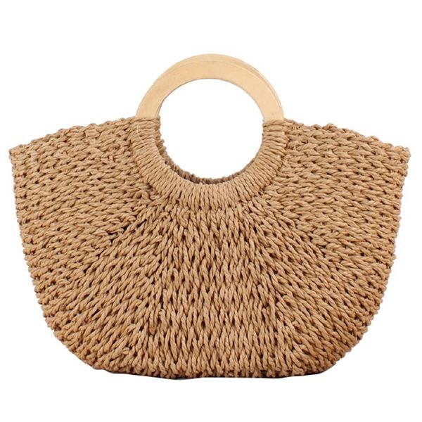 женщины vintage ротанг сумки женский bohemian summer beach соломенная сумки lady simple weave сумка ручной работы повседневный большой tote
женщины vintage ротанг сумки женский bohemian summer beach соломенная сумки lady simple weave сумка ручной работы повседневный большой tote