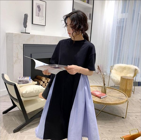2019 new arrive summer maternity dress woman casual patchwork large size dresses pregnant woman clothing md-01417, White
2019 new arrive summer maternity dress woman casual patchwork large size dresses pregnant woman clothing md-01417, White
