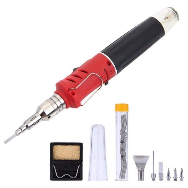 10 in 1 professional butane gas soldering iron kit cordless welding torch solder tool kit 
10 in 1 professional butane gas soldering iron kit cordless welding torch solder tool kit