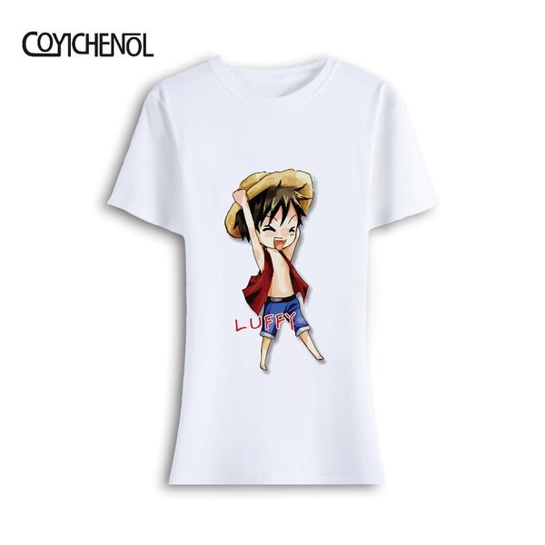 one piece cute kawaii modal o-neck cosplay anime monkey d luffe print women t-shirt coyichenol, White
one piece cute kawaii modal o-neck cosplay anime monkey d luffe print women t-shirt coyichenol, White