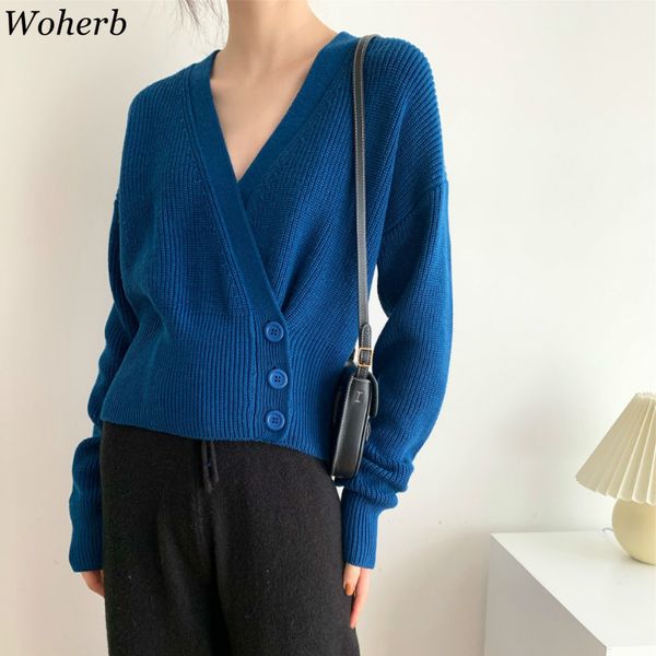 woherb v-neck crossed sweater women's pullover slim-waist button patch autumn and winter elegant office lady jumper knit top, White;black
woherb v-neck crossed sweater women's pullover slim-waist button patch autumn and winter elegant office lady jumper knit top, White;black