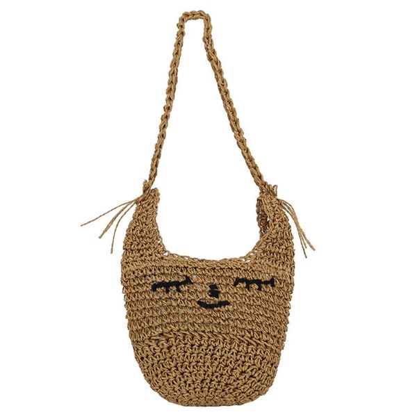 2020 new women cute smile straw bag casual wild vacation simple weave crossbody bag new trend woven rattan durable handbag #lr4
2020 new women cute smile straw bag casual wild vacation simple weave crossbody bag new trend woven rattan durable handbag #lr4