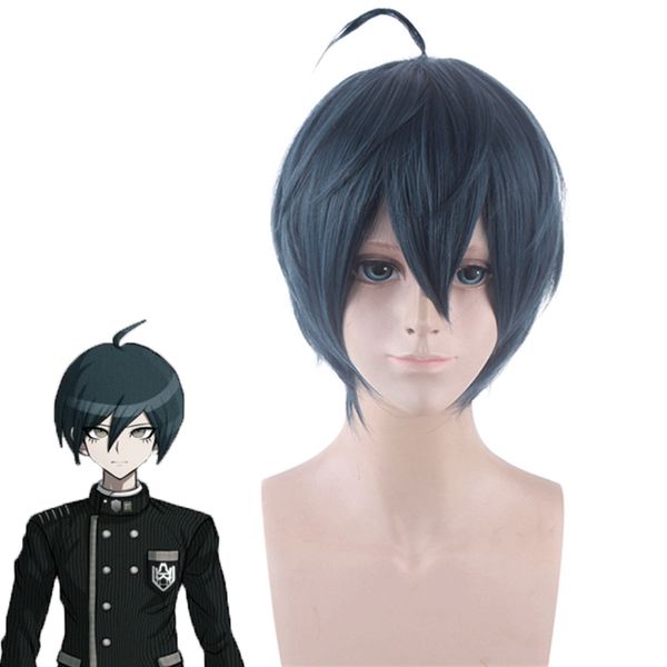 danganronpa v3: killing harmony saihara shuichi short dark blue heat resistant hair men wigs dangan ronpa cosplay costume wig, Black
danganronpa v3: killing harmony saihara shuichi short dark blue heat resistant hair men wigs dangan ronpa cosplay costume wig, Black