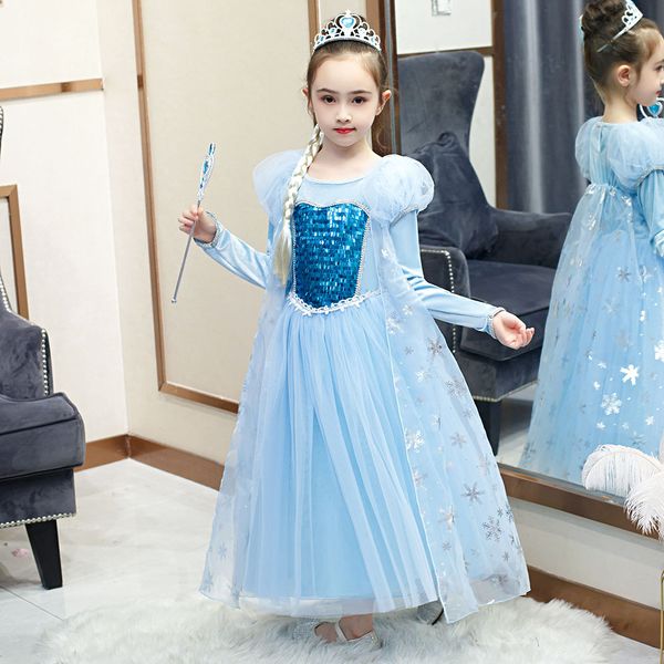retail 2020 high kids dress snow queen sequins princess dresses girls christmas dress children designer luxury party pleated cosplay clothes, Red;yellow
retail 2020 high kids dress snow queen sequins princess dresses girls christmas dress children designer luxury party pleated cosplay clothes, Red;yellow