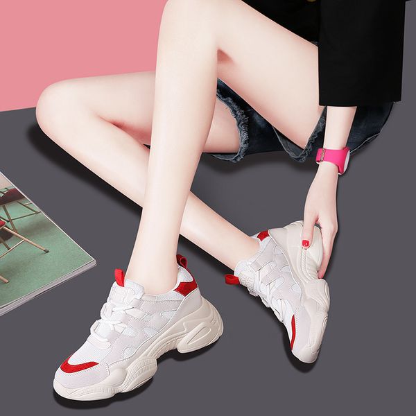 2019 ladies casual sports small white shoes spring autumn new fashion lace high heel comfortable breathable leisure running shoe, Black
2019 ladies casual sports small white shoes spring autumn new fashion lace high heel comfortable breathable leisure running shoe, Black