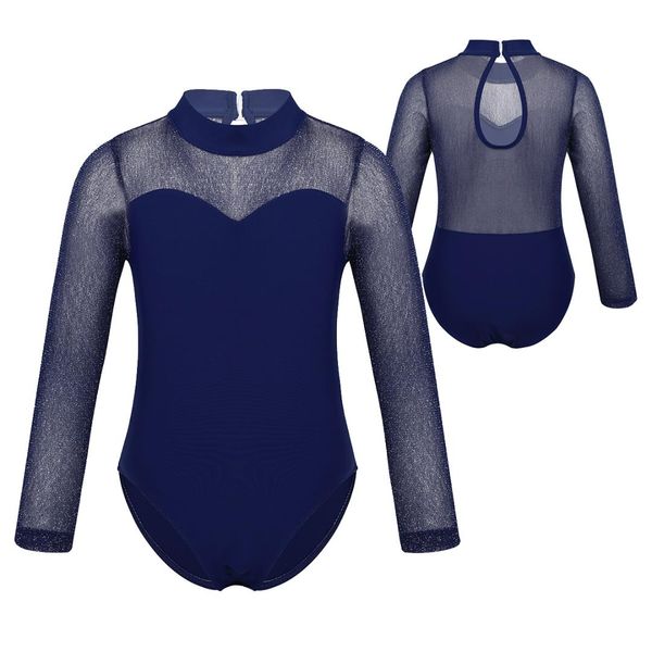 tiaobug kids teens girls shiny tulle long sleeves mock neck dancewear gymnastics leotard ballet dance stage performance costume, Black;red
tiaobug kids teens girls shiny tulle long sleeves mock neck dancewear gymnastics leotard ballet dance stage performance costume, Black;red