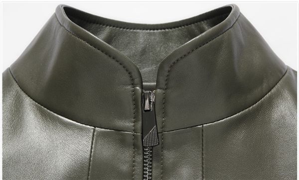 men's leather jacket autumn winter jacket men genuine sheepskin coat streetwear men jacket coat 5xl chaqueta hombre 2698 y1597, Black
men's leather jacket autumn winter jacket men genuine sheepskin coat streetwear men jacket coat 5xl chaqueta hombre 2698 y1597, Black
