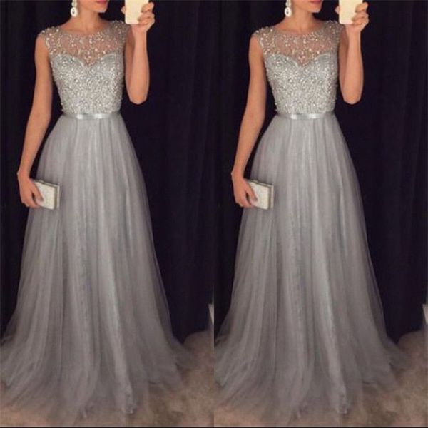 new lace dresses women ladies sleveless embroidered chiffon dress long party pageant wedding formal summer dress, Black
new lace dresses women ladies sleveless embroidered chiffon dress long party pageant wedding formal summer dress, Black
