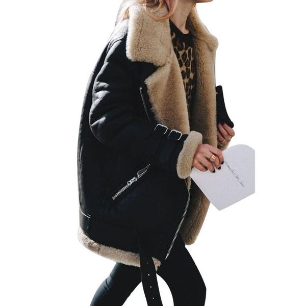 женщины моды нагрудные воротник теплый искусственного меха ватки пальто женский прохладный zipper зимняя куртка мото байкер куртки утепленны, Black
женщины моды нагрудные воротник теплый искусственного меха ватки пальто женский прохладный zipper зимняя куртка мото байкер куртки утепленны, Black