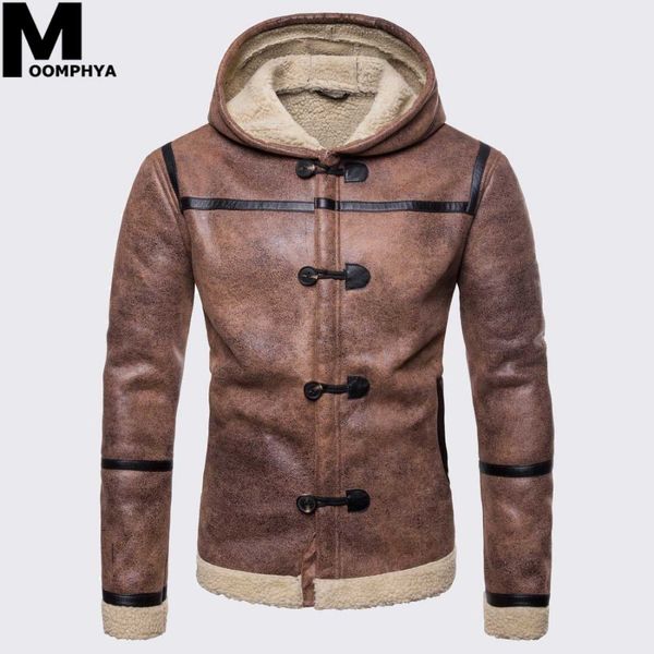 moomphya streetwear pu leather jacket men warm fleece windbreaker outwear coat zipper hooded men jacket veste homme, Black;brown
moomphya streetwear pu leather jacket men warm fleece windbreaker outwear coat zipper hooded men jacket veste homme, Black;brown