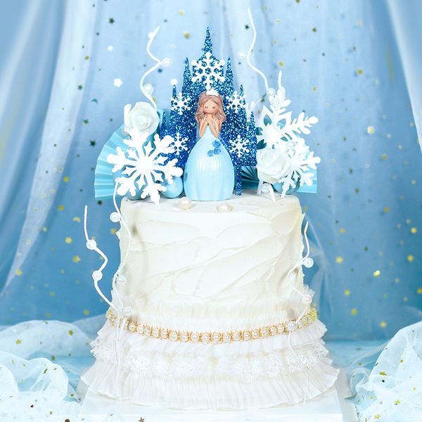 blue princess snowfake castle acrylic cake er snow queen princess theme happy birthay cake decoration party supplies
blue princess snowfake castle acrylic cake er snow queen princess theme happy birthay cake decoration party supplies