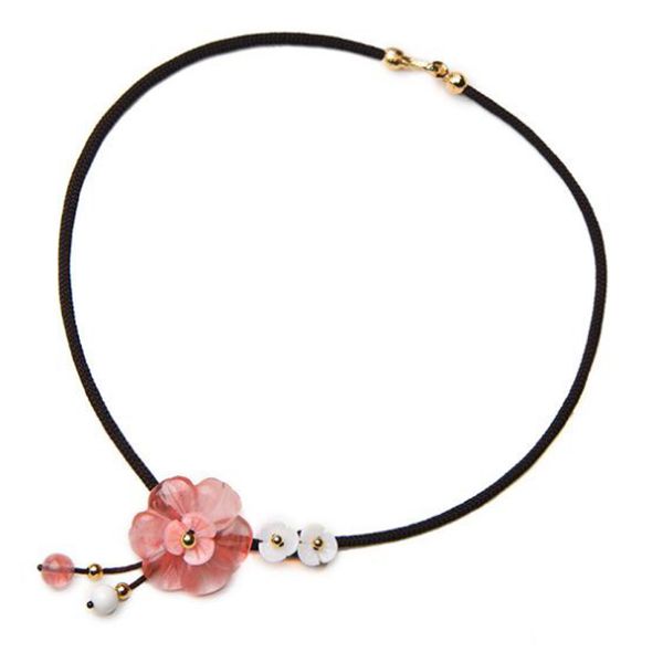 pink crystal necklaces round stone choker necklace women short ethnic chain shell flower necklace fashion jewelry, Silver
pink crystal necklaces round stone choker necklace women short ethnic chain shell flower necklace fashion jewelry, Silver