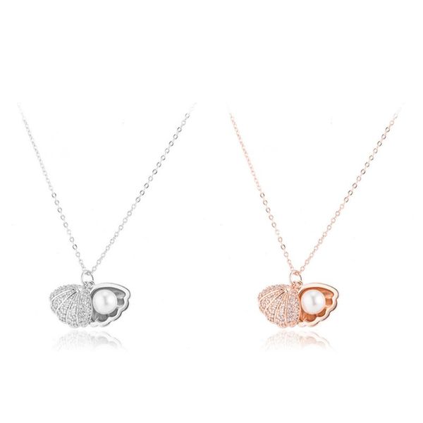 new fashion shell necklace artificial pearl pendant short clavicle chain temperament cold light personality small jewelry for wo, Silver
new fashion shell necklace artificial pearl pendant short clavicle chain temperament cold light personality small jewelry for wo, Silver