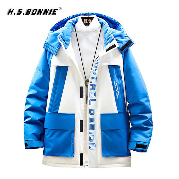 h.s.bonnie winter down jacket men hooded coat causal men's 90% white duck parka warm clothes for men streetwear winter jacket, Black
h.s.bonnie winter down jacket men hooded coat causal men's 90% white duck parka warm clothes for men streetwear winter jacket, Black