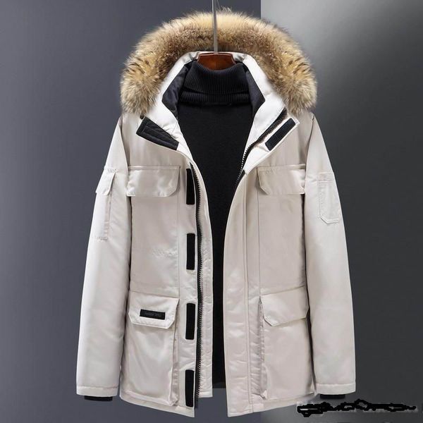 new selling winter jacket brand men outdoor men winter down jacket coat minus canada fur collar can remove casual hiking, Black
new selling winter jacket brand men outdoor men winter down jacket coat minus canada fur collar can remove casual hiking, Black