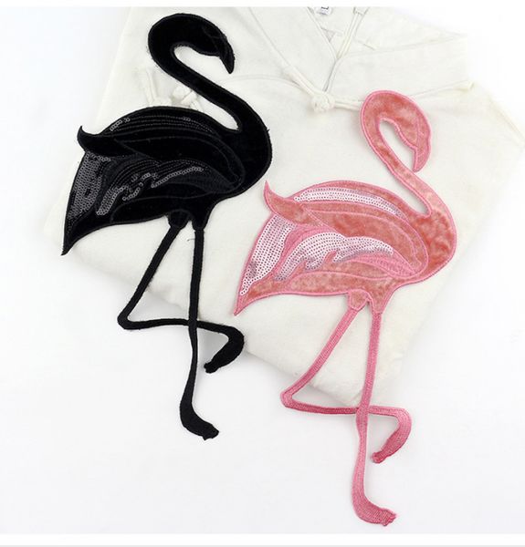 24pcs garment accessories sequin embroidery patch sweater decorative pattern three-color flamingo cloth stickers spot, Black
24pcs garment accessories sequin embroidery patch sweater decorative pattern three-color flamingo cloth stickers spot, Black