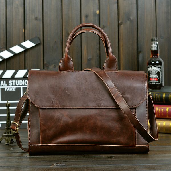 fashion crazy horse leather briefcase men lapbag business handbag shoulder bags for documents quality computer briefcases
fashion crazy horse leather briefcase men lapbag business handbag shoulder bags for documents quality computer briefcases