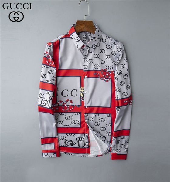 brand mens designer long sleeve shirts firmate dress shirts fashion casual luxury shirt print shirt homme button up 038, White;black
brand mens designer long sleeve shirts firmate dress shirts fashion casual luxury shirt print shirt homme button up 038, White;black