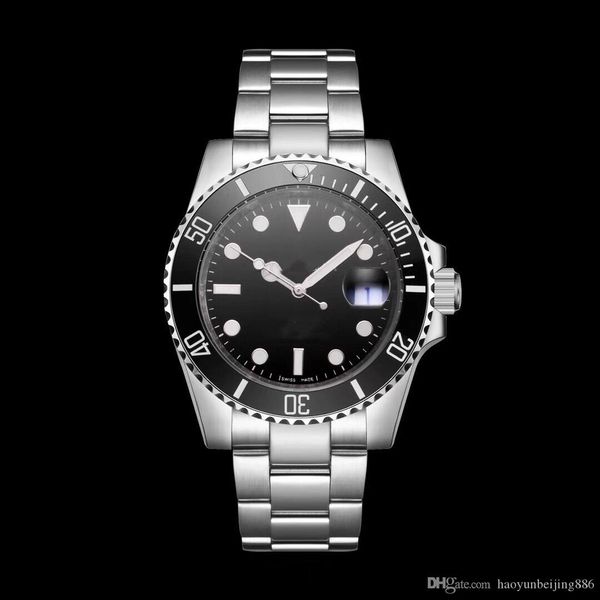 factory wristwatches sapphire black ceramic bezel stainless steel 40mm 116610ln 116610 automatic mechanical mens men watch watches, Slivery;brown 
factory wristwatches sapphire black ceramic bezel stainless steel 40mm 116610ln 116610 automatic mechanical mens men watch watches, Slivery;brown