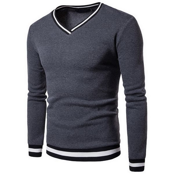 men sweater 2019 autumn winter casual v-neck solid thin loose sweater male long sleeve tracksuit knitted plus size, White;black
men sweater 2019 autumn winter casual v-neck solid thin loose sweater male long sleeve tracksuit knitted plus size, White;black