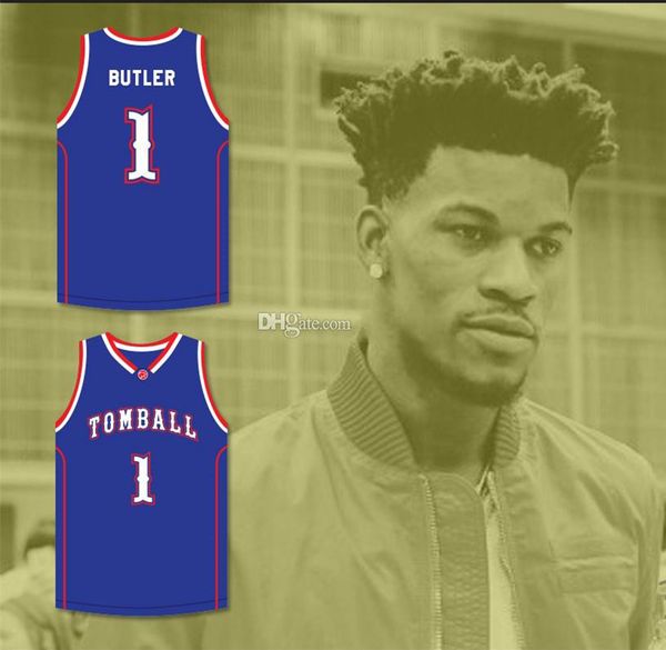 jimmy butler 1 tomball high school cougars blue white red retro classic basketball jersey mens stitched custom number and name jerseys, Black;red
jimmy butler 1 tomball high school cougars blue white red retro classic basketball jersey mens stitched custom number and name jerseys, Black;red