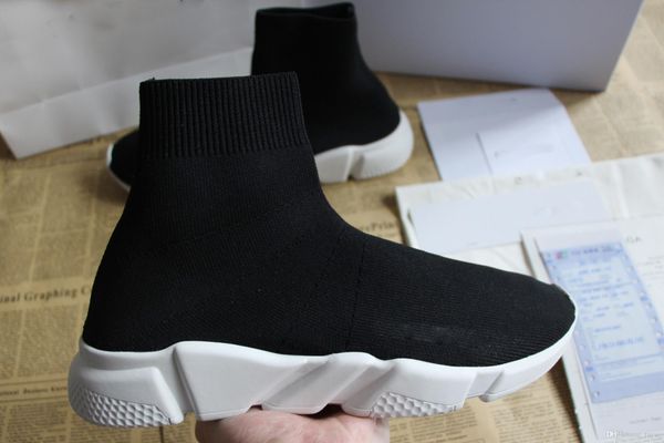 designer fashion casual shoes speed trainers elastic knit sock effect ankle boot shocking absorber sneakers for men women size 35-46, Black
designer fashion casual shoes speed trainers elastic knit sock effect ankle boot shocking absorber sneakers for men women size 35-46, Black