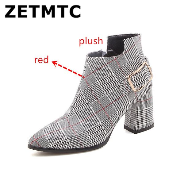 2018mixed colors women winter shoes stripe plaid canvas chunky boot high heels ankle botas zipper big size boots, Black
2018mixed colors women winter shoes stripe plaid canvas chunky boot high heels ankle botas zipper big size boots, Black