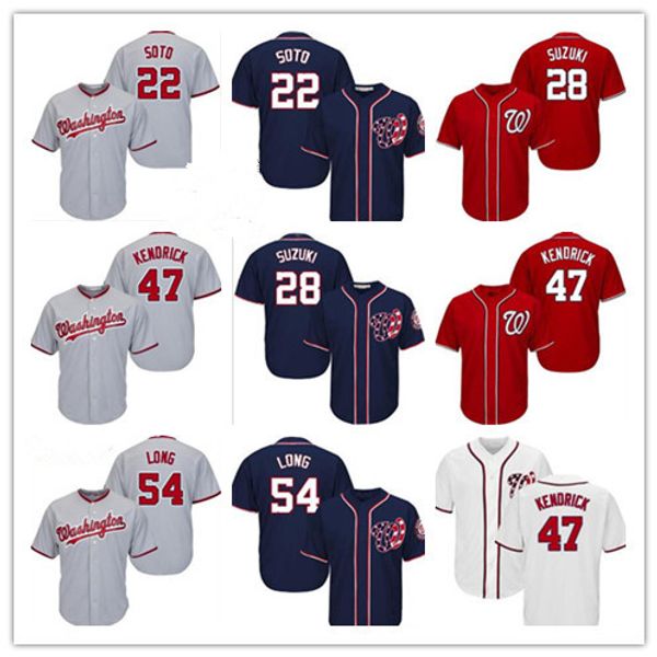 custom mens womens youth washington 47 howie kendrick 54 kevin long 28 kurt suzuki 22 juan soto 2019 baseball jersey nationals, Blue;black
custom mens womens youth washington 47 howie kendrick 54 kevin long 28 kurt suzuki 22 juan soto 2019 baseball jersey nationals, Blue;black