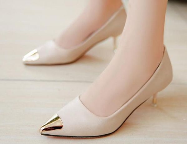 2019 women's shoes in spring and autumn with new style middle heel fine heel pointed end, Black
2019 women's shoes in spring and autumn with new style middle heel fine heel pointed end, Black