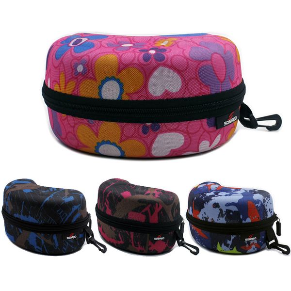 child eyewear case zipper water resistant portable spectacle cases bag container accessories with hooks for skiing goggles, Black;gray
child eyewear case zipper water resistant portable spectacle cases bag container accessories with hooks for skiing goggles, Black;gray