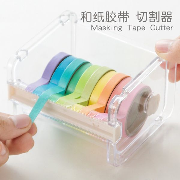 4 color japanese stationery masking tape cutter washi tape storage organizer cutter office dispenser school supplies
4 color japanese stationery masking tape cutter washi tape storage organizer cutter office dispenser school supplies