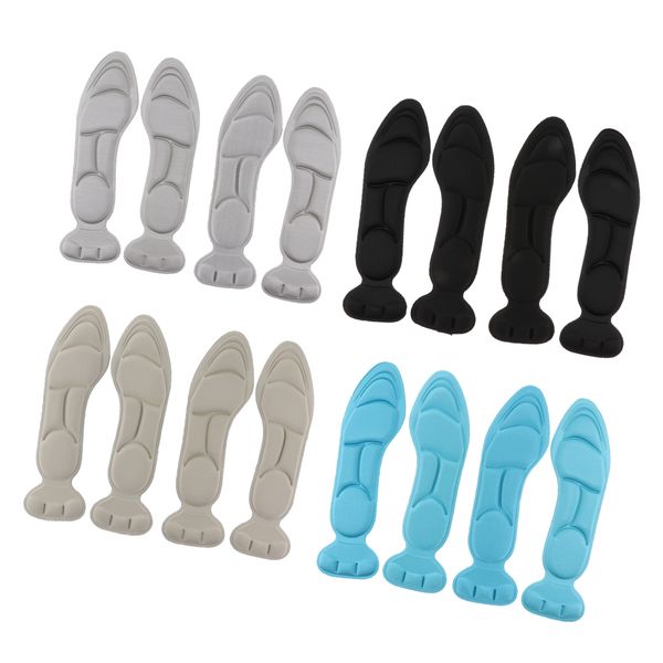 2 pairs 2 in 1 non-slip sponge massage insole with heel cushion inserts for men women, Black
2 pairs 2 in 1 non-slip sponge massage insole with heel cushion inserts for men women, Black