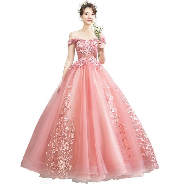off shoulder quinceanera prom dresses with lace flowers 2020 blush pink royal blue red burgundy women prom gown, Black
off shoulder quinceanera prom dresses with lace flowers 2020 blush pink royal blue red burgundy women prom gown, Black