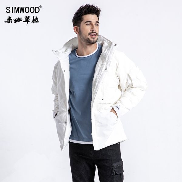 simwood winter warm coats patch pocket fashion hooded puffer parka men plus size jackets brand clothing 180598, Black
simwood winter warm coats patch pocket fashion hooded puffer parka men plus size jackets brand clothing 180598, Black