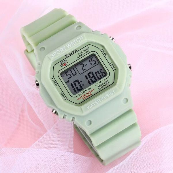 matcha green small waterproof tiktok small square square watch sports student female hipster watch, Blue
matcha green small waterproof tiktok small square square watch sports student female hipster watch, Blue