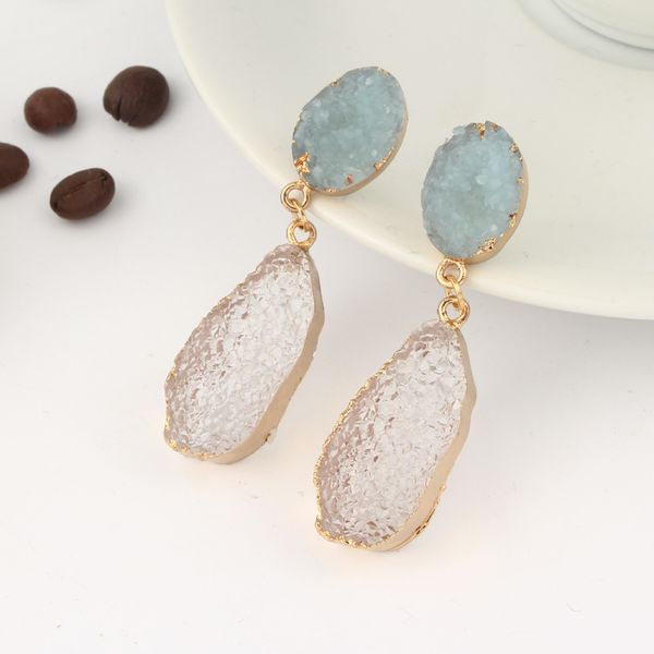мода водослива druzy drusy серьги позолоченные геометрии искусственного природного камня смолы серьги для женщин ювелирные изделия, Silver
мода водослива druzy drusy серьги позолоченные геометрии искусственного природного камня смолы серьги для женщин ювелирные изделия, Silver
