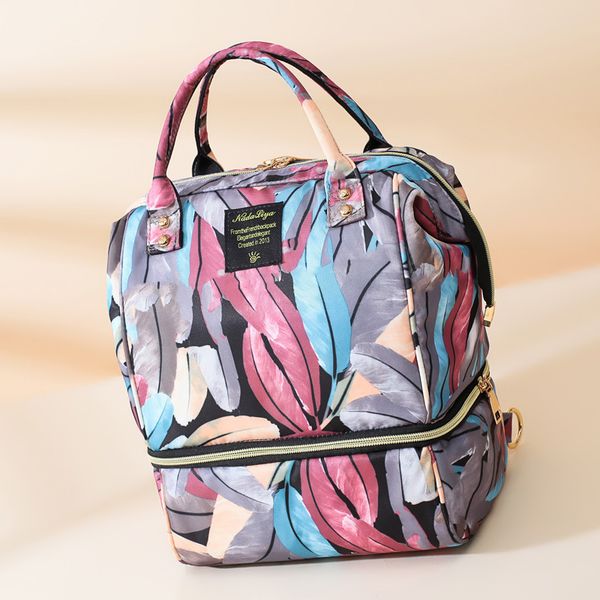mummy bag multifunctional feathers mass bottle shoulder bag wet dry separation diaper storage waterproof backpack
mummy bag multifunctional feathers mass bottle shoulder bag wet dry separation diaper storage waterproof backpack