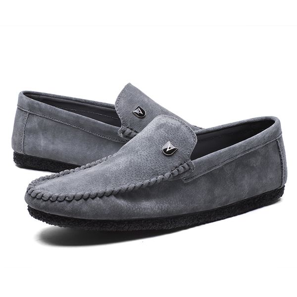 mens suede leather boat shoes casual soft loafers male footwear flats drivings leisure shoes moccasins hommes, Black
mens suede leather boat shoes casual soft loafers male footwear flats drivings leisure shoes moccasins hommes, Black