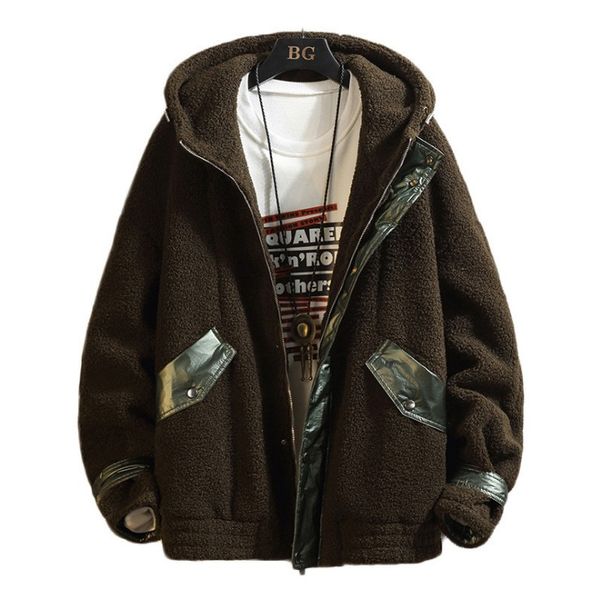 patchwork jacket men artificial lamb down fashions hip hop streetwear winter jacket men coat winter new, Black;brown
patchwork jacket men artificial lamb down fashions hip hop streetwear winter jacket men coat winter new, Black;brown