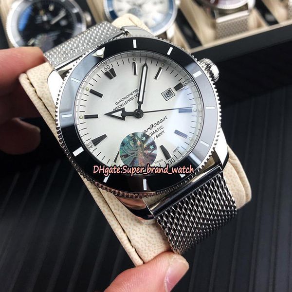 luxury super ocean heritage ii 42 ab201012|g827|154a white dial japan miyota mechanical mens watch black ceramic bezel steel strap watches, Slivery;brown
luxury super ocean heritage ii 42 ab201012|g827|154a white dial japan miyota mechanical mens watch black ceramic bezel steel strap watches, Slivery;brown