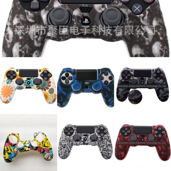 80ok8 2020 new 3-in-1 anti-slip soft camouflage silicone cover ps4 case + 2 thumbsticks caps slim skin pro for controller
80ok8 2020 new 3-in-1 anti-slip soft camouflage silicone cover ps4 case + 2 thumbsticks caps slim skin pro for controller